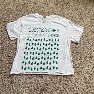 Question mark & the mysterians cropped band tee
